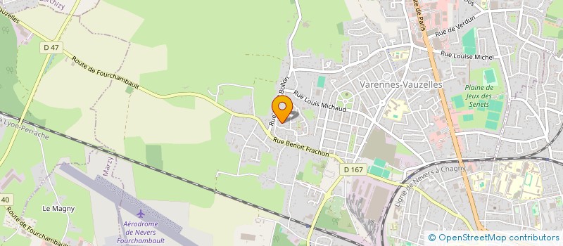 localisation de l'entreprise SCI DIDH  VARENNES-VAUZELLES