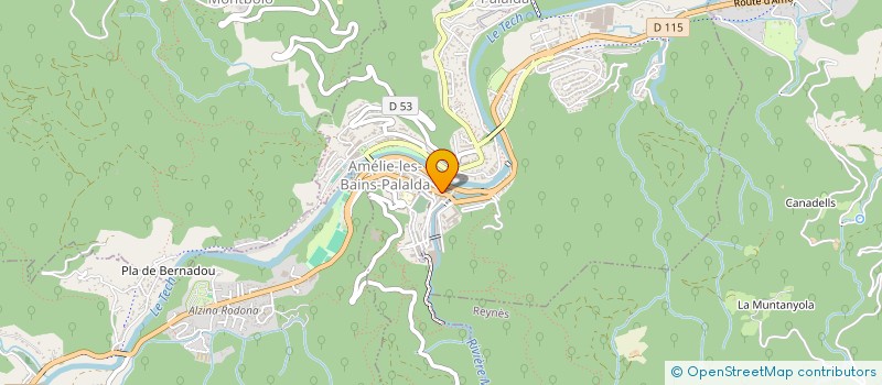 localisation de l'entreprise SCI DIDI  AMELIE-LES-BAINS-PALALDA