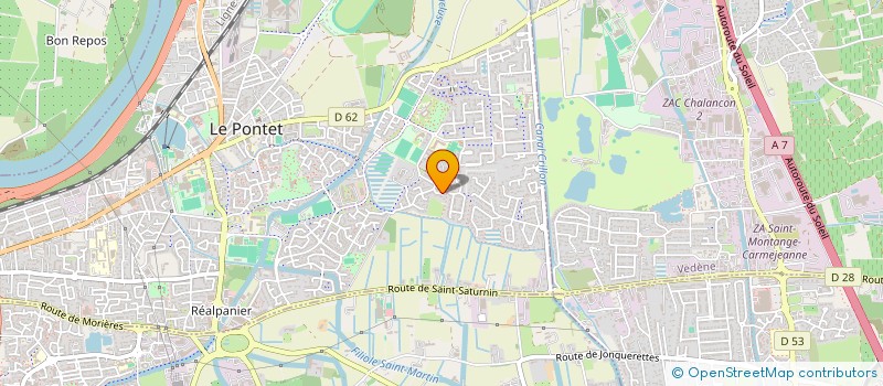 localisation de l'entreprise SCI DIDI  LE PONTET