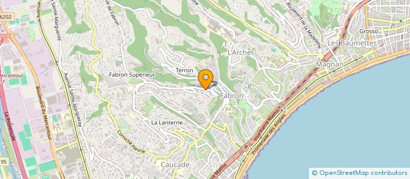 localisation de l'entreprise SCI DIDIER à NICE