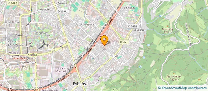 localisation de l'entreprise SCI DIDIER MARIS  SAINT-MARTIN-D'HERES