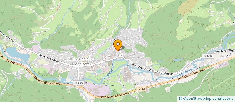 localisation de l'entreprise SCI DIDJENI  SAULXURES-SUR-MOSELOTTE