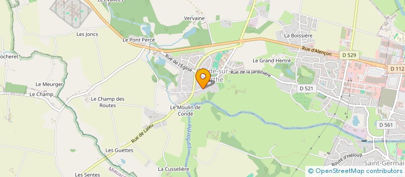 localisation de l'entreprise SCI DIDOL à CONDE-SUR-SARTHE