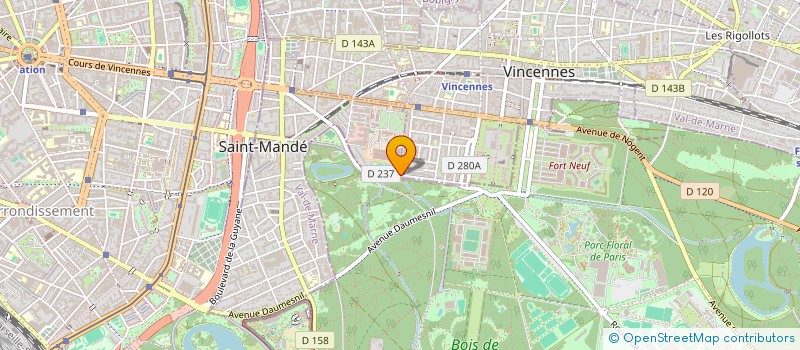 localisation de l'entreprise SCI DIDON CARTHAGE à VINCENNES