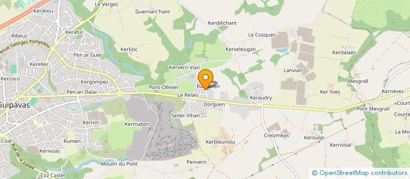 localisation de l'entreprise SCI DIDOU  GUIPAVAS