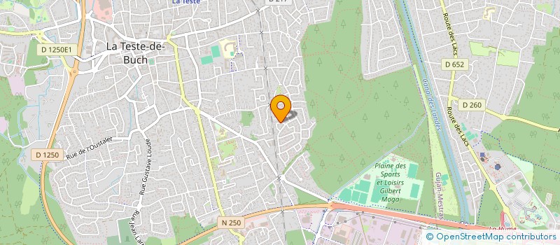 localisation de l'entreprise SCI DIDOUX  LA TESTE-DE-BUCH