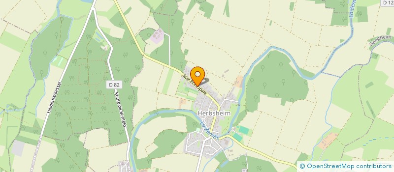 localisation de l'entreprise SCI DIEBO  DIEBOLSHEIM