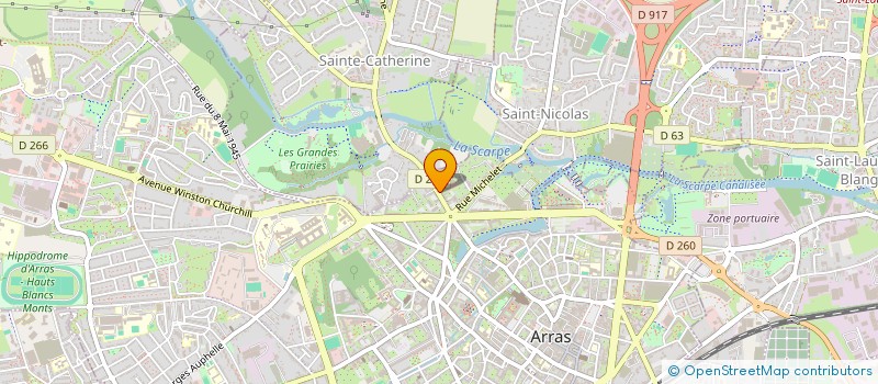 localisation de l'entreprise SCI DIEGO à ARRAS
