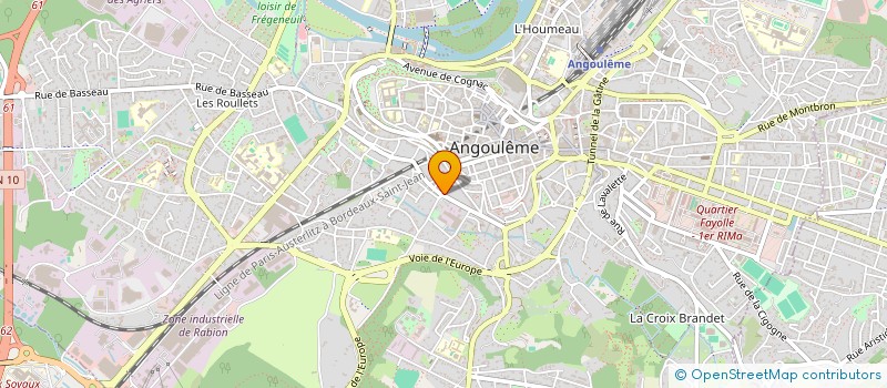 localisation de l'entreprise SCI DIEGO à ANGOULEME