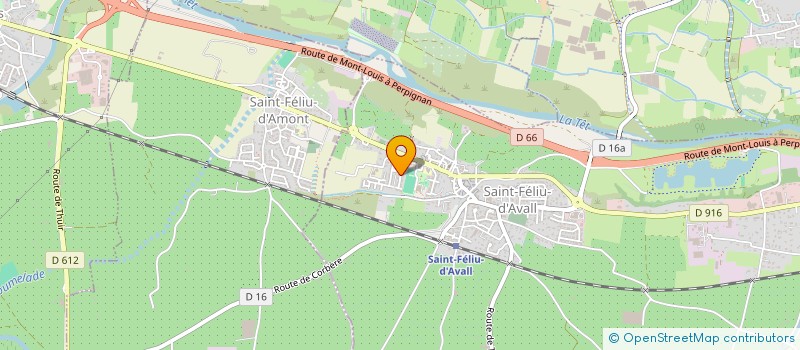 localisation de l'entreprise SCI DIEGO  SAINT-FELIU-D'AVALL