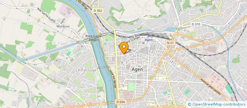 localisation de l'entreprise SCI DIEGO  AGEN