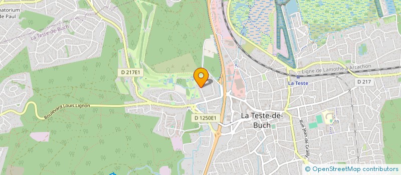 localisation de l'entreprise SCI DIEGO FRERES  LA TESTE-DE-BUCH