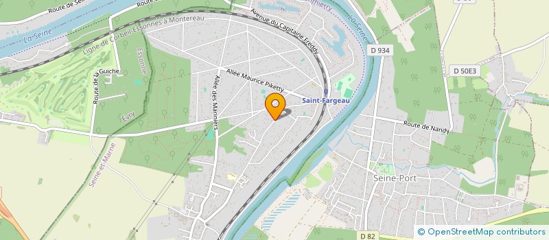localisation de l'entreprise SCI DIEGO SUAREZ  SAINT-FARGEAU-PONTHIERRY