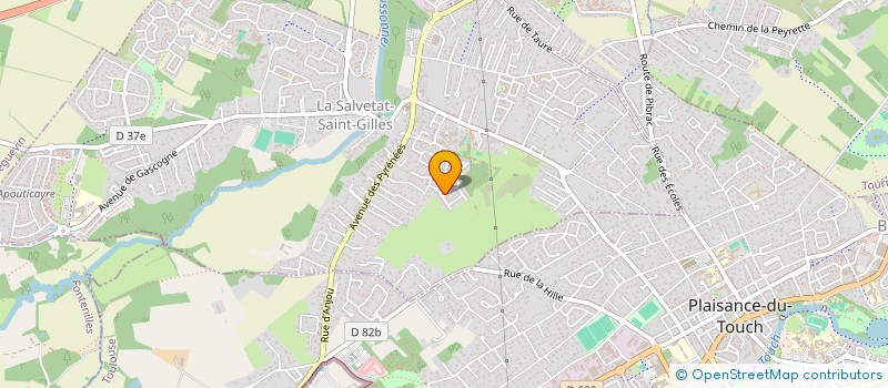 localisation de l'entreprise SCI DIEGOP  LA SALVETAT ST GILLES