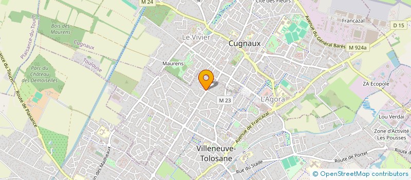 localisation de l'entreprise SCI DIEGUEZ à VILLENEUVE-TOLOSANE