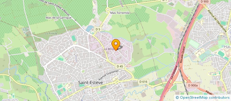 localisation de l'entreprise SCI DIEGUITO  SAINT-ESTEVE