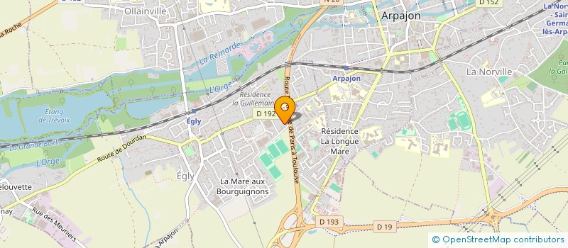 localisation de l'entreprise SCI DIELANA  EGLY