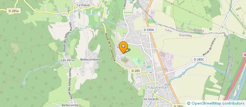 localisation de l'entreprise SCI DIELEMAN  CHAPAREILLAN