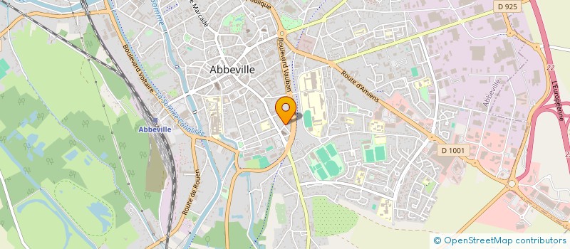 localisation de l'entreprise SCI DIEM à ABBEVILLE