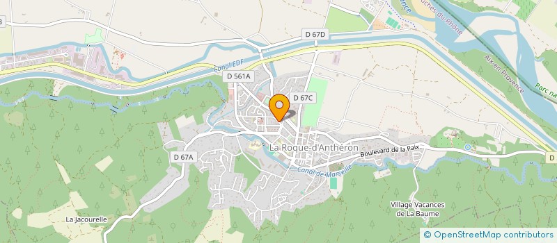 localisation de l'entreprise SCI DIENNE  LA ROQUE D'ANTHERON