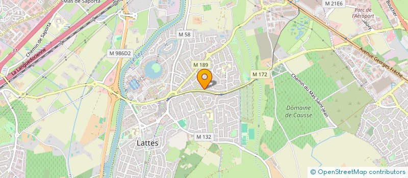 localisation de l'entreprise SCI DIERS  LATTES