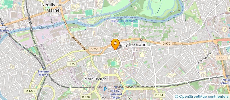 localisation de l'entreprise SCI DIET SOPHRO à NOISY-LE-GRAND
