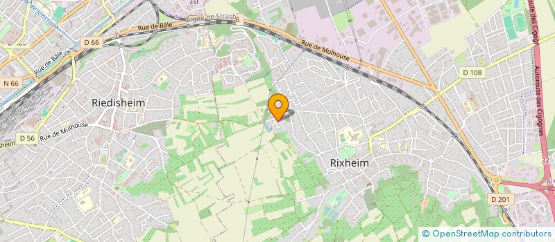 localisation de l'entreprise SCI DIETCO  RIXHEIM