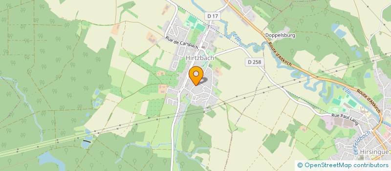 localisation de l'entreprise SCI DIETMANN 2  HIRTZBACH