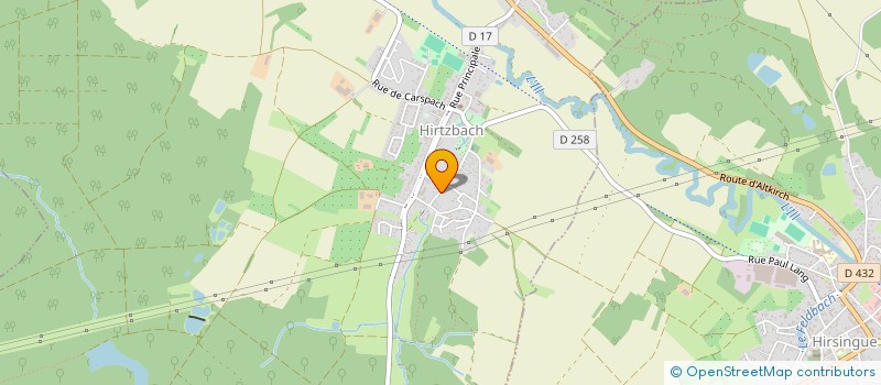 localisation de l'entreprise SCI DIETMANN  HIRTZBACH