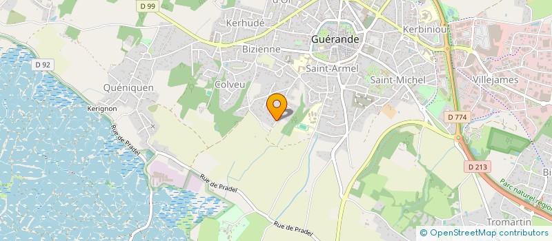 localisation de l'entreprise SCI DIEU  GUERANDE