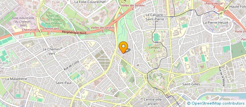 localisation de l'entreprise SCI DIEU à CAEN