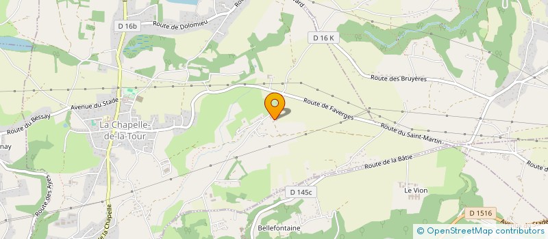 localisation de l'entreprise SCI DIEU  LA CHAPELLE-DE-LA-TOUR