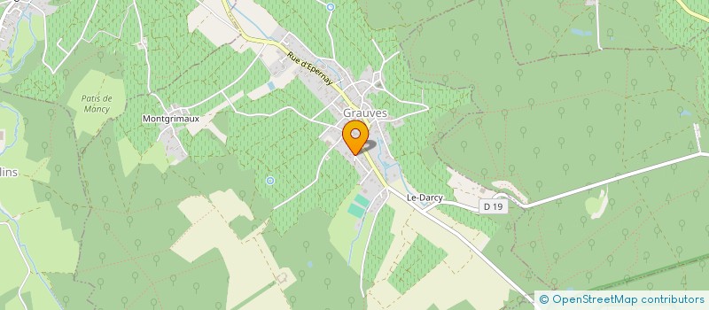 localisation de l'entreprise SCI DIEU LUMIERE  GRAUVES