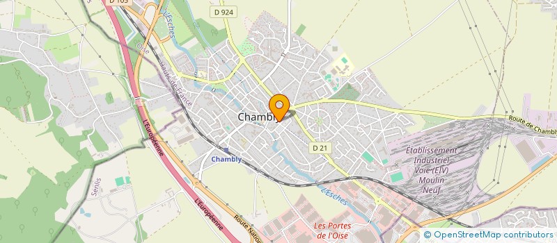 localisation de l'entreprise SCI DIEUSAERT  CHAMBLY