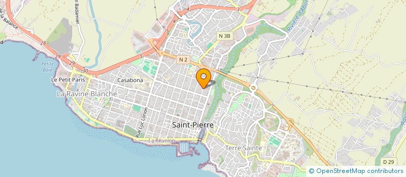 localisation de l'entreprise SCI DIF à SAINT-PIERRE