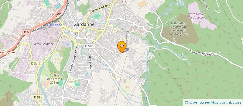 localisation de l'entreprise SCI DIF à GARDANNE