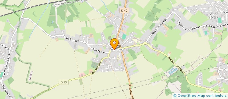 localisation de l'entreprise SCI DIF à WALLERS