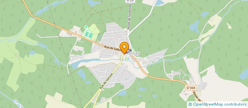 localisation de l'entreprise SCI DIFFUSION ESPACE BESNARD  NANCAY