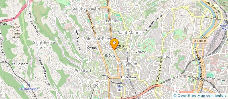 localisation de l'entreprise SCI DIFRANC à NICE