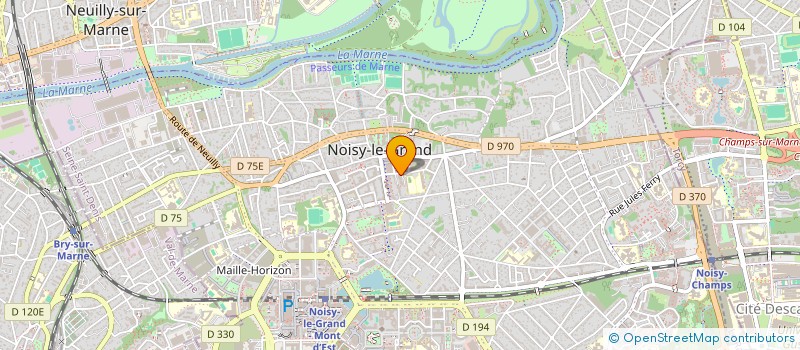 localisation de l'entreprise SCI DIFRANJU  NOISY-LE-GRAND