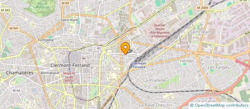 localisation de l'entreprise SCI DIFRET  CLERMONT-FERRAND