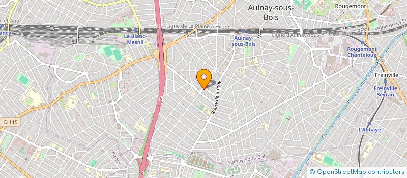 localisation de l'entreprise SCI DIGINI à AULNAY-SOUS-BOIS