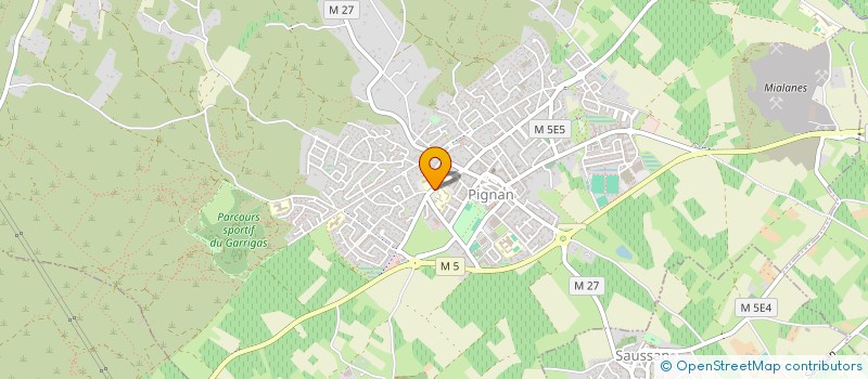 localisation de l'entreprise SCI DIGIPHARM  PIGNAN