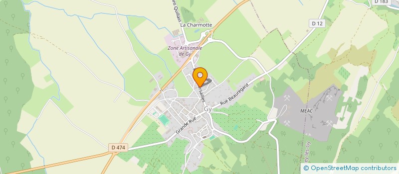 localisation de l'entreprise SCI DIGITALE  GY