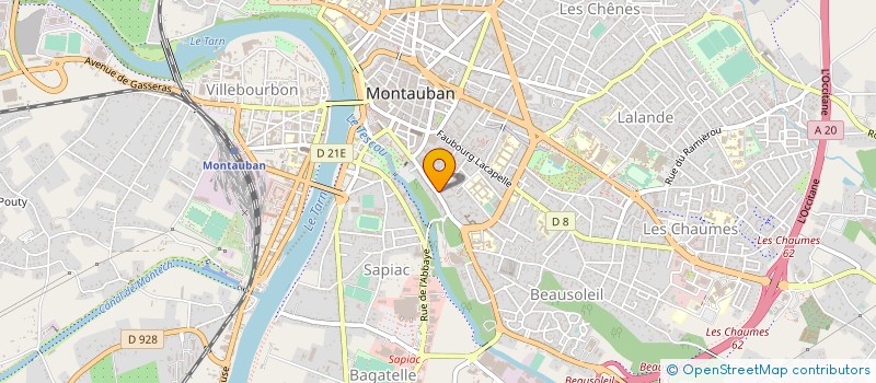 localisation de l'entreprise SCI DIGITALINE  MONTAUBAN
