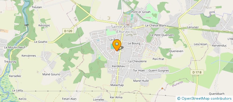 localisation de l'entreprise SCI DIGUDENN  SAINTE-ANNE-D AURAY