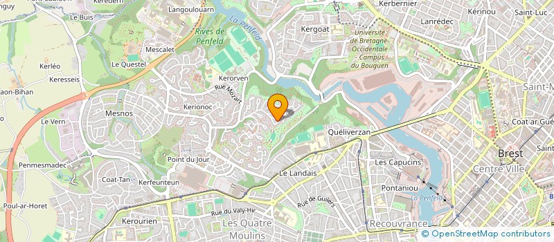 localisation de l'entreprise SCI DIGUE  BREST