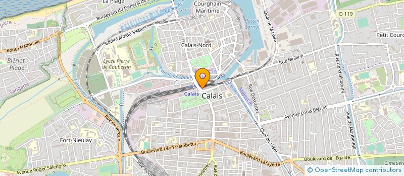 localisation de l'entreprise SCI DIGUE ROYALE  CALAIS