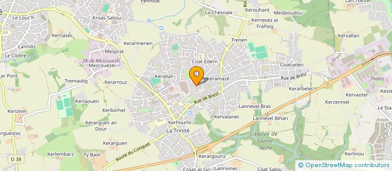 localisation de l'entreprise SCI DIGUICLA  PLOUZANE