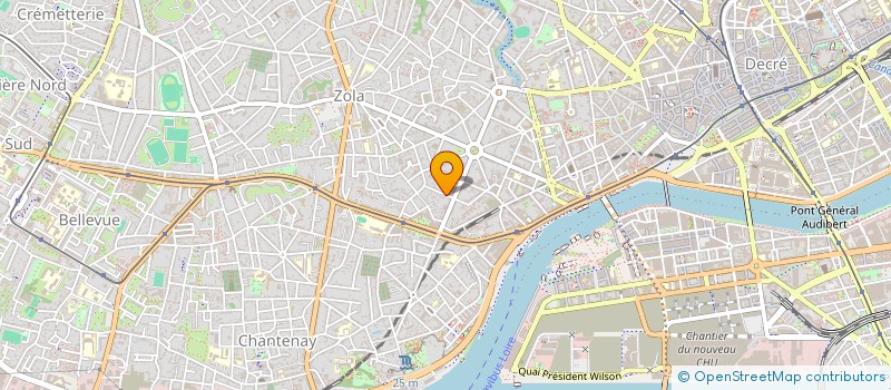 localisation de l'entreprise SCI DIGUIZ  NANTES